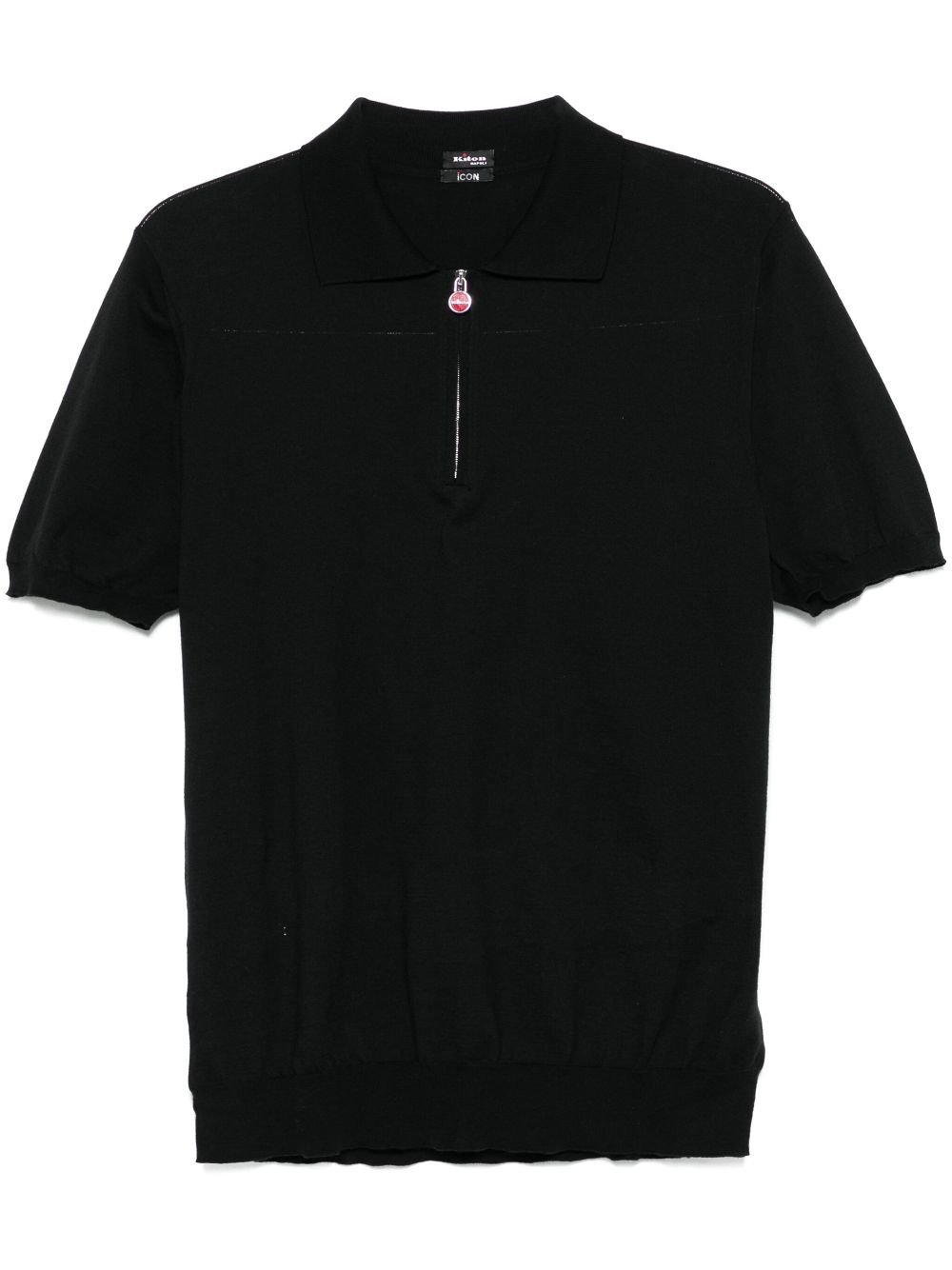 Kiton cotton polo shirt - Black