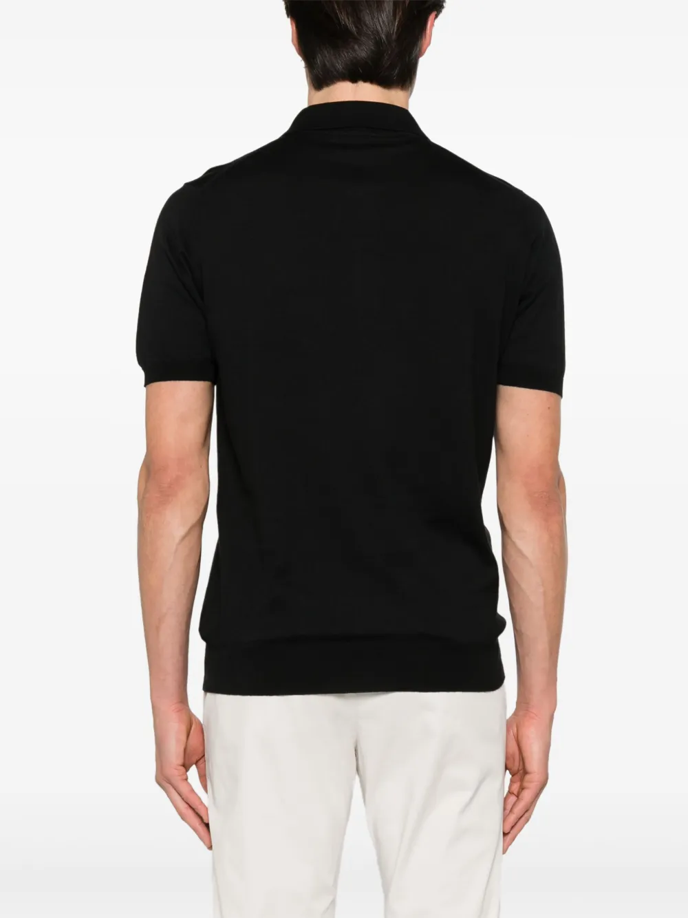 Kiton Katoenen poloshirt Zwart