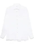 Kiton linen shirt - White