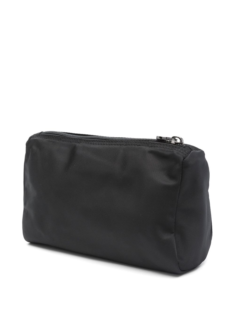 Kiton logo-lettering wash bag - Zwart