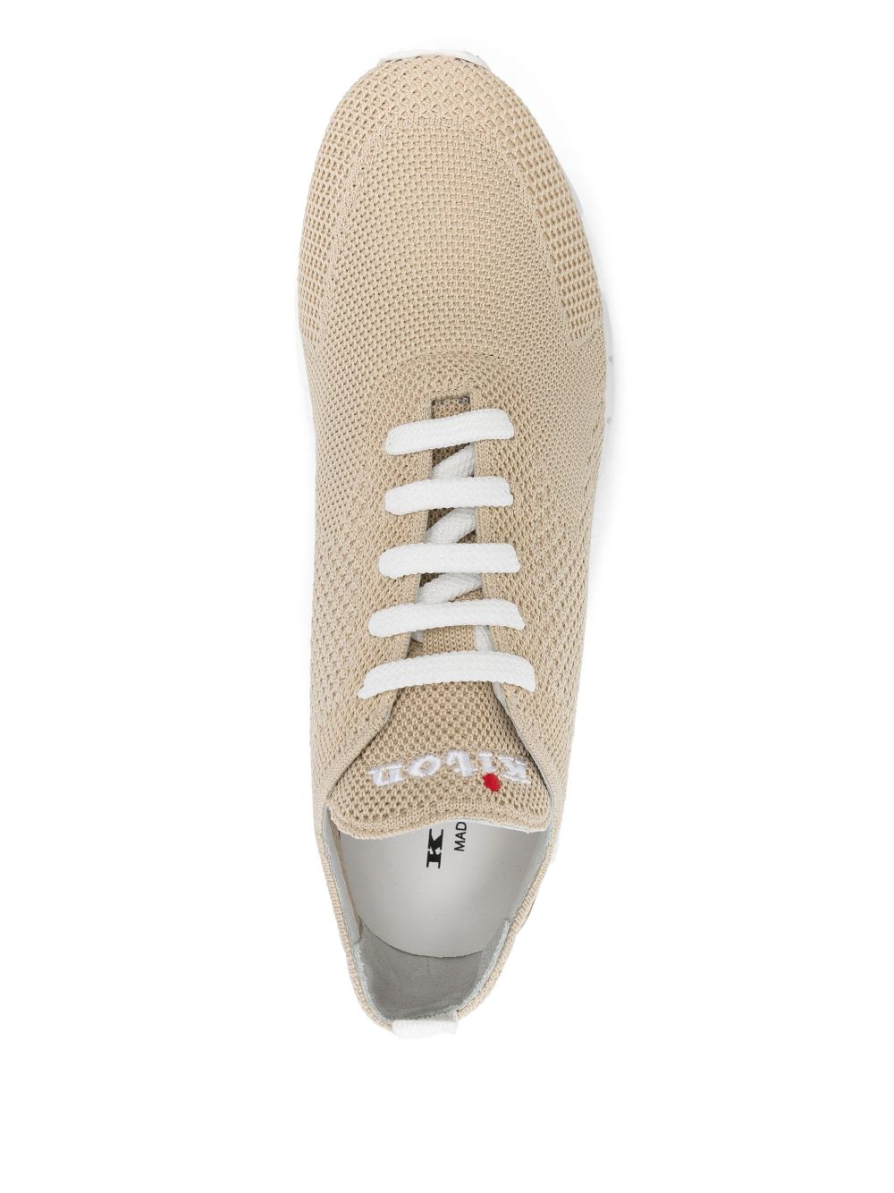 Kiton Gebreide sneakers Beige