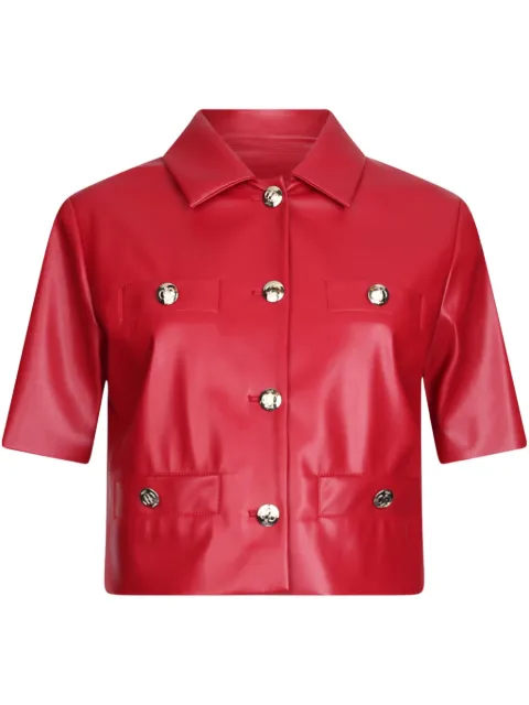 LIU JO coated cropped jacket