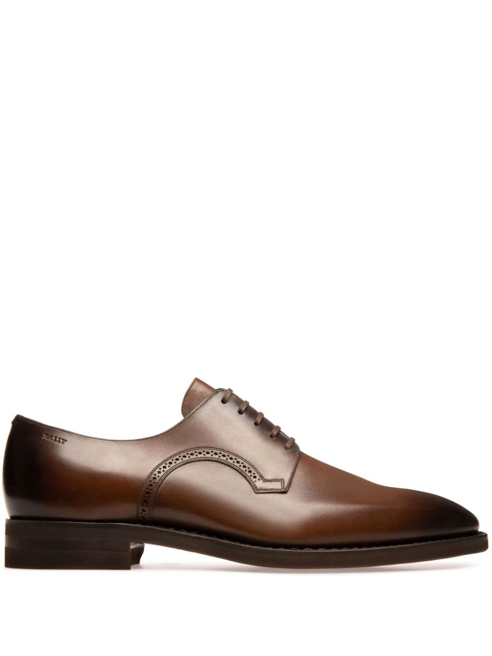 Bally Leren derby schoenen Bruin