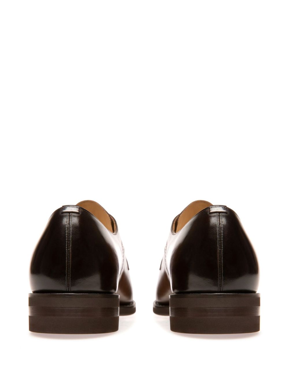 Bally Leren derby schoenen Bruin