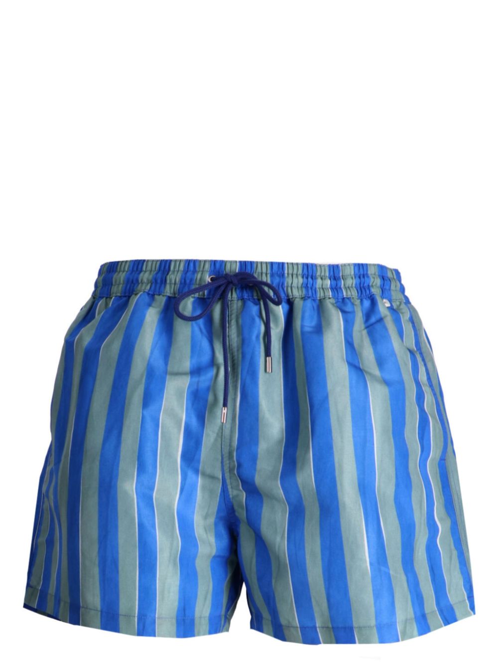 striped swim shorts