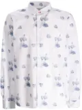 PS Paul Smith Half Tone Floral shirt - White