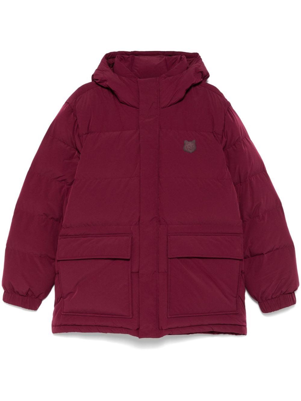 Maison Kitsuné hooded puffer jacket - Red