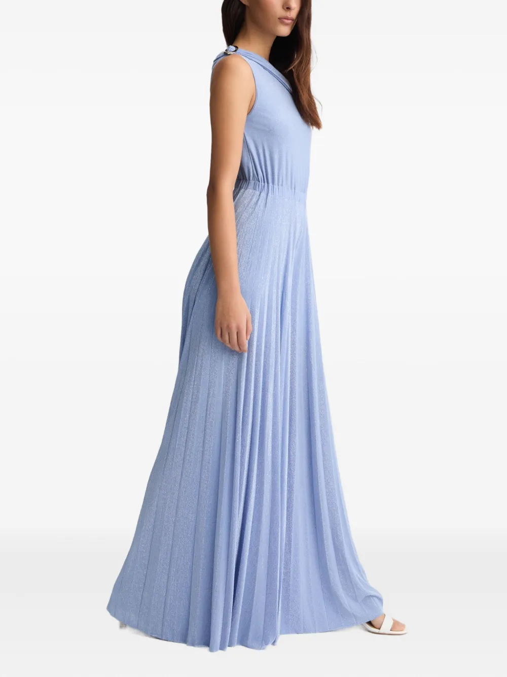 Liu •jo One-shoulder Jumpsuit In Blue
