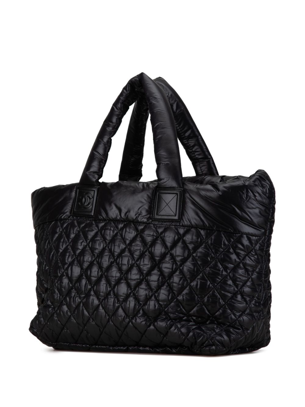 CHANEL Pre-Owned 2012 Large Nylon Coco Cocoon tote bag - Zwart