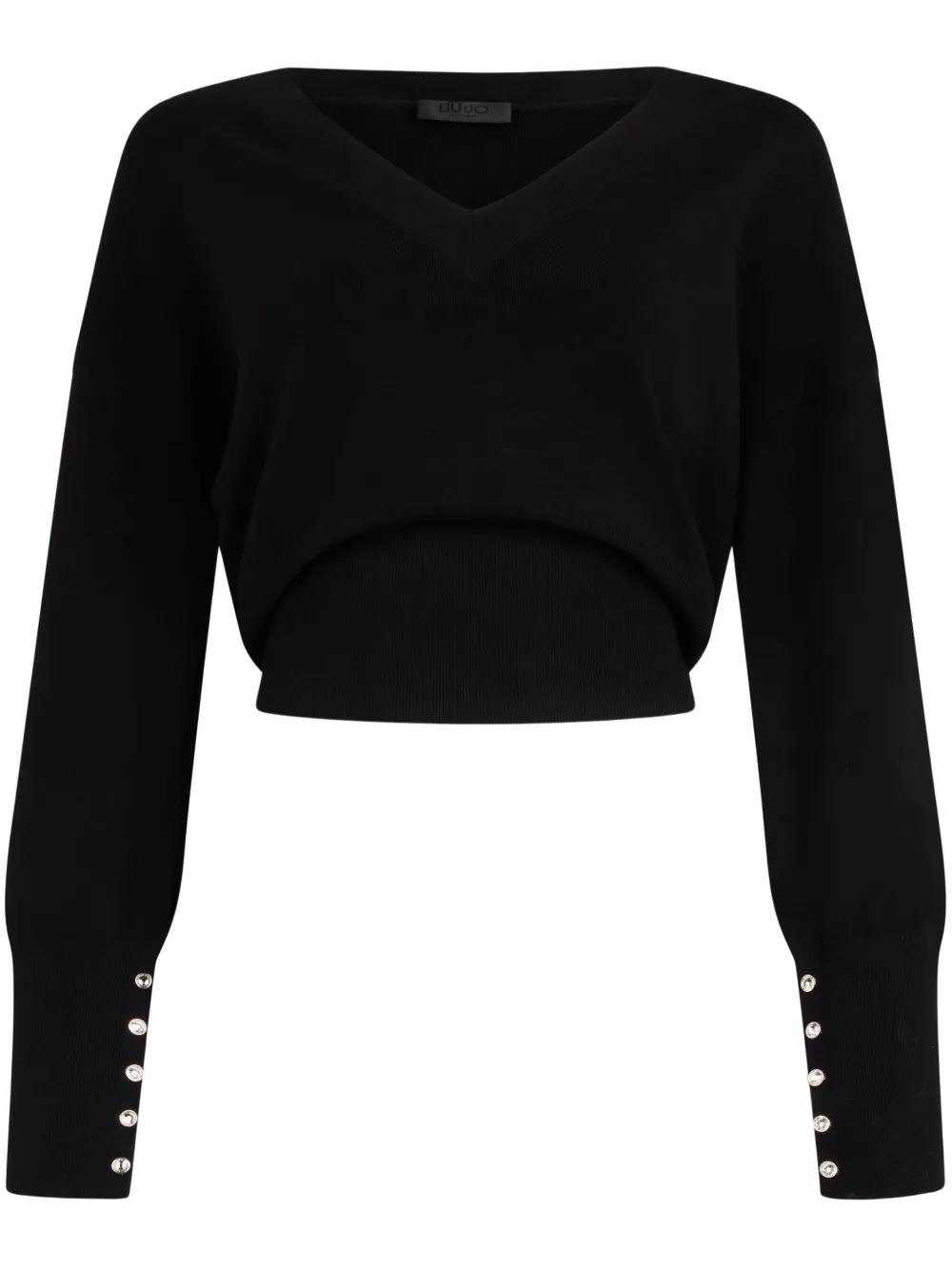 LIU JO suéter con aberturas | negro | Image 1