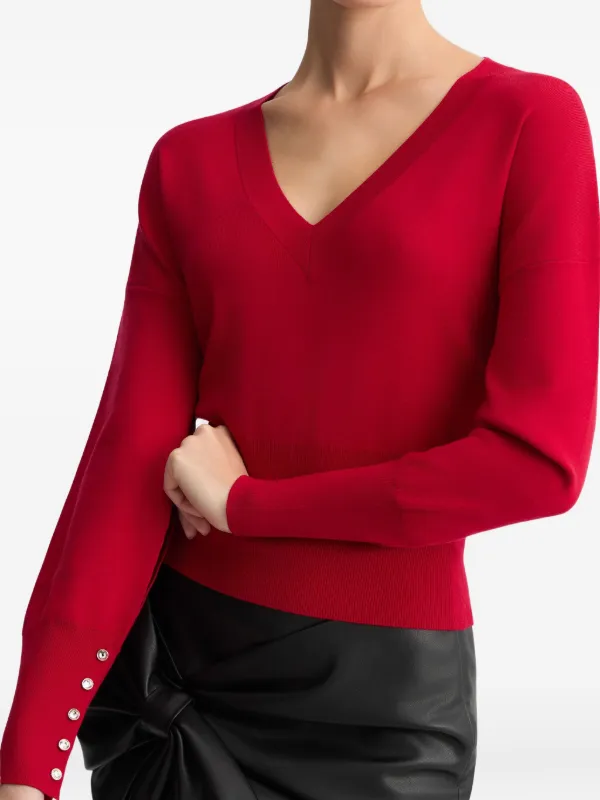 LIU JO V-neck Sweater | Red | FARFETCH