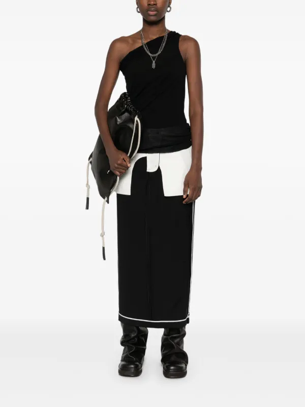 【関税込み】Rick Owens ブラック Athena デニム マキシドレス RICK OWENS - Women Abito In Maglia Athena Dress – Atelier