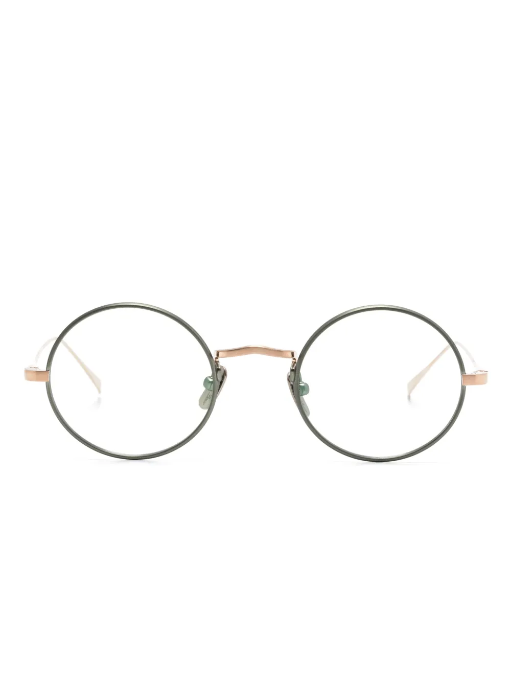 Lunor round-frame glasses | Gold | Image 1