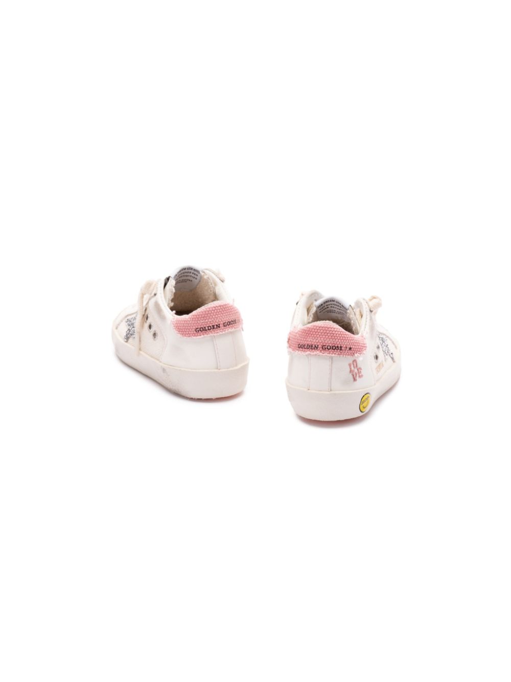 Golden Goose Kids Super-Star sneakers Wit