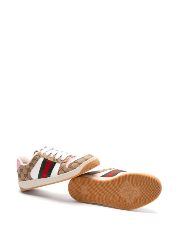 グッチ GGキャンバス スニーカー ユニセックス Gucci GGキャンバス スニーカー | ニュートラル | FARFETCH JP