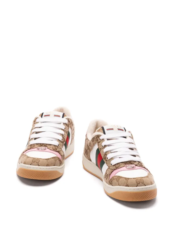 Gucci GGキャンバス スニーカー | ニュートラル | FARFETCH JP