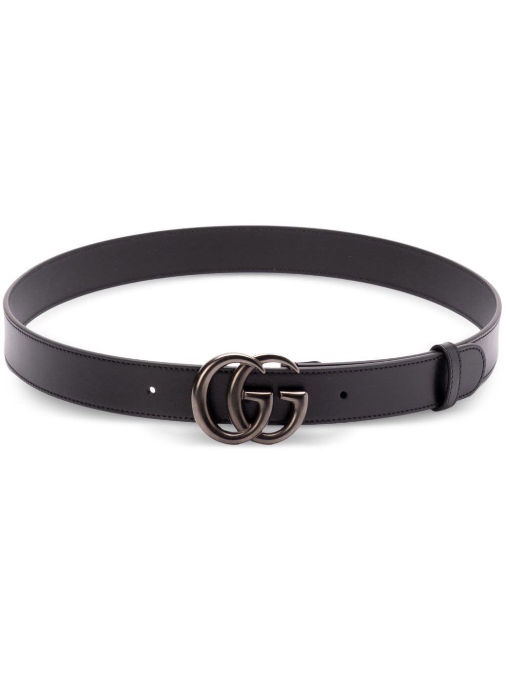 Gucci Riem met dubbele G Zwart