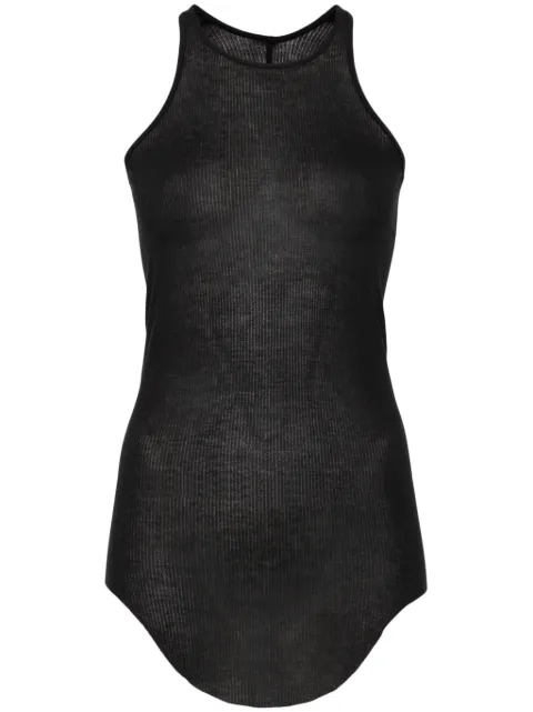 Rick Owens camiseta tejida de canalé