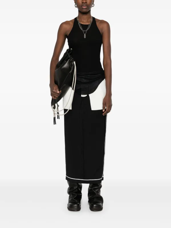 トップス RICK OWENS / RIB TANK TOP (BLK, MR) RICK OWENS - TOPS - Rick Owens