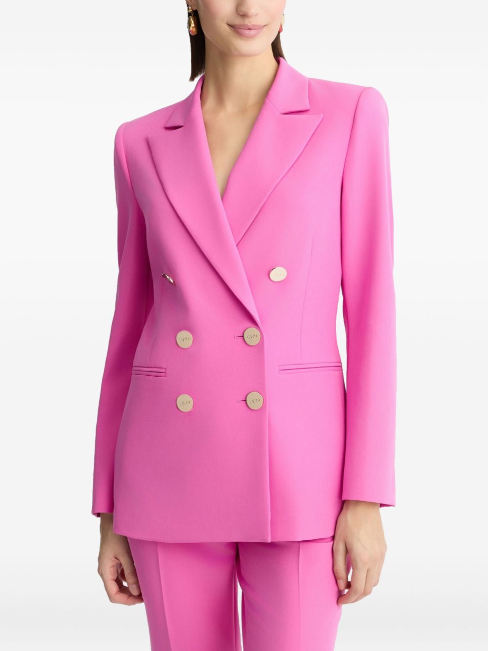 LIU JO Blazer met dubbele rij knopen - Roze