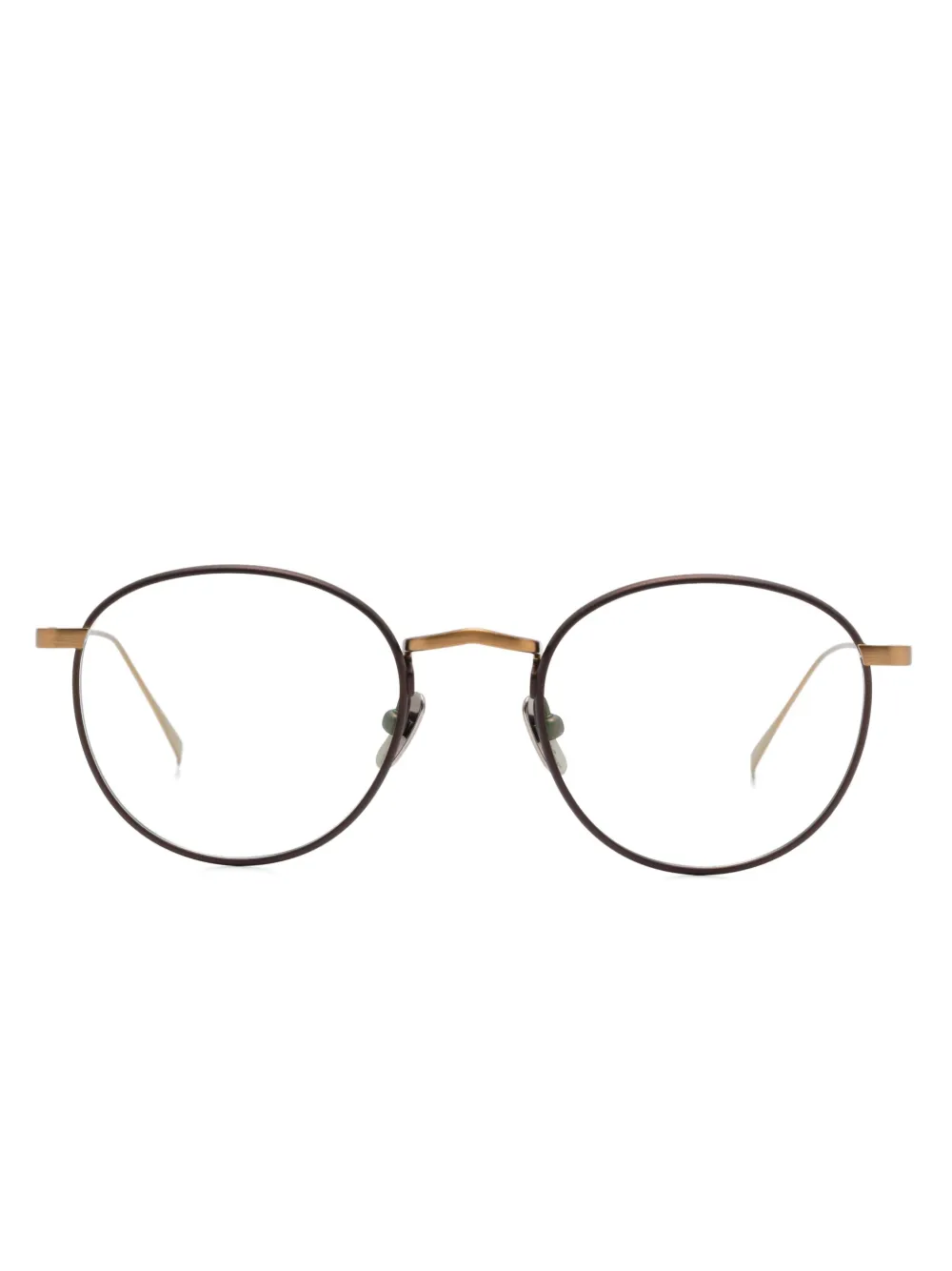 Lunor round-frame glasses | Brown | Image 1