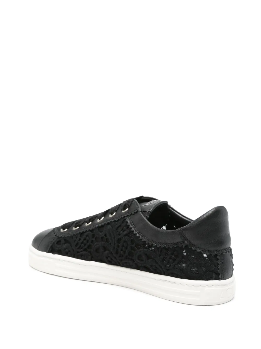 AGL embroidered sneakers Black