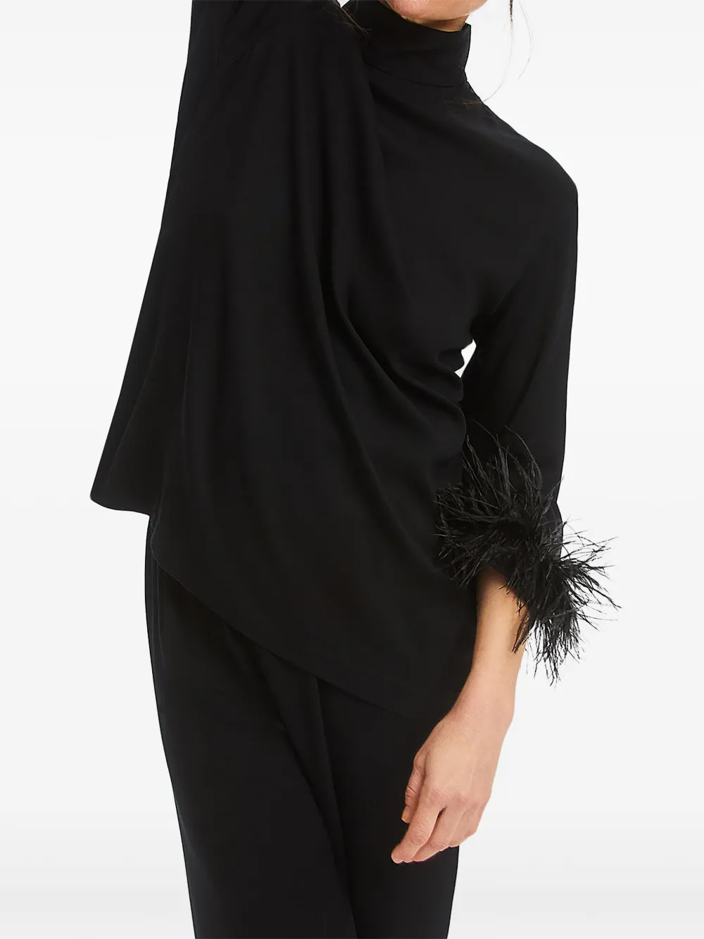 Feather-Trim Pyjama Set