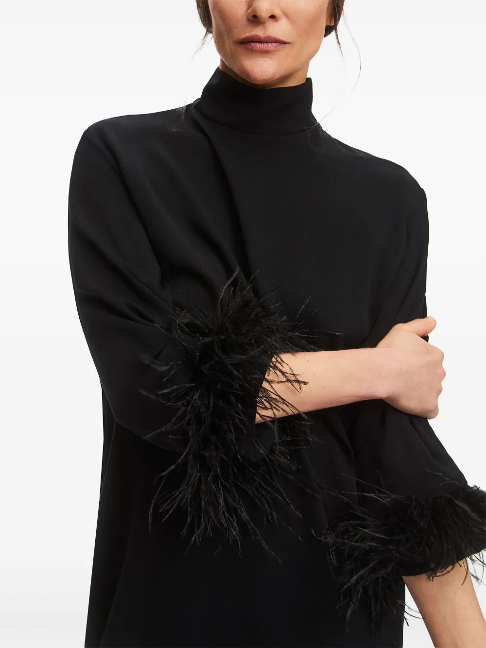 Feather-Trim Pyjama Set