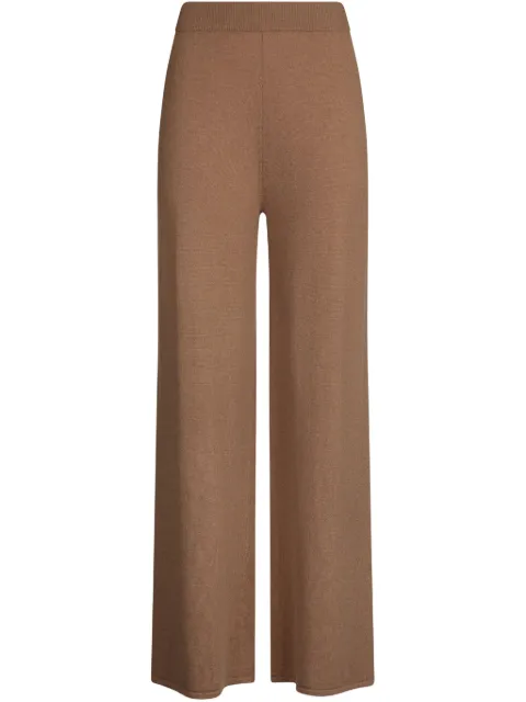 LIU JO pantalones tejidos con diseño largo
