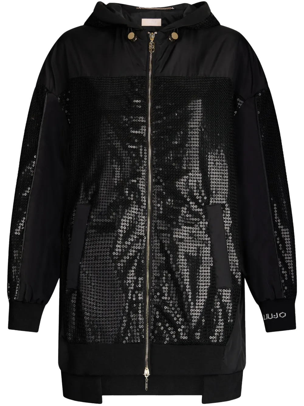 LIU JO sequinned jacket | Black | Image 1