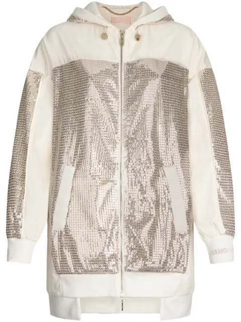 LIU JO parka con lentejuelas