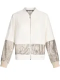 LIU JO sequin-embellished bomber jacket - Neutrals
