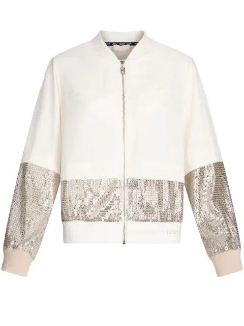 LIU JO sequin-embellished bomber jacket