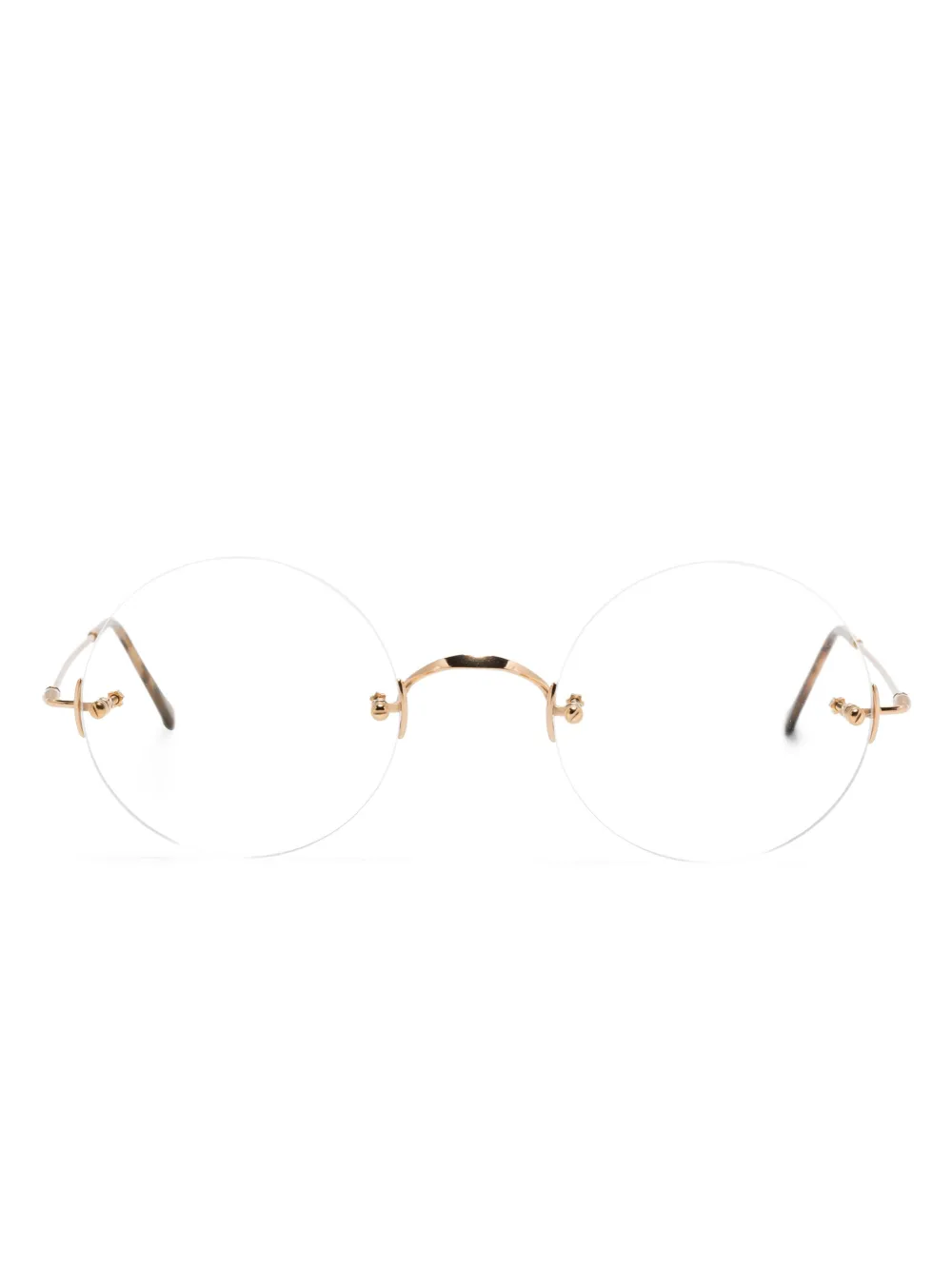 Lunor lunettes de vue à monture ronde | or | Image 1