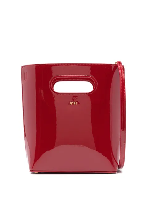 Nº21 tote pequeña con placa del logo