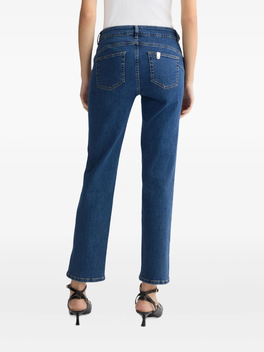 LIU JO High waist jeans Blauw