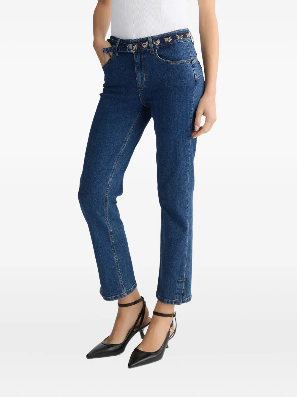 LIU JO High waist jeans Blauw