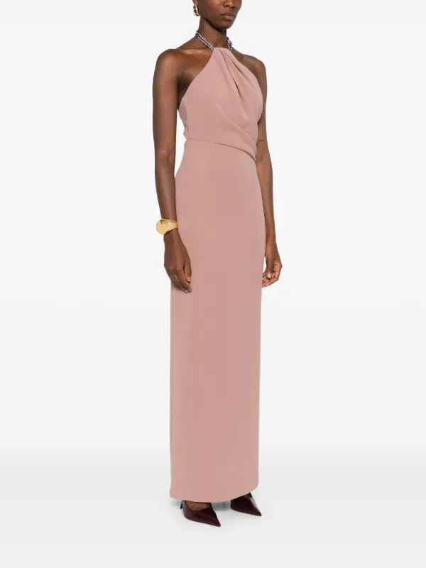 ワンピース SOLACE LONDON RIVA MAXI DRESS The Riva Maxi Dress in Cream – Solace London