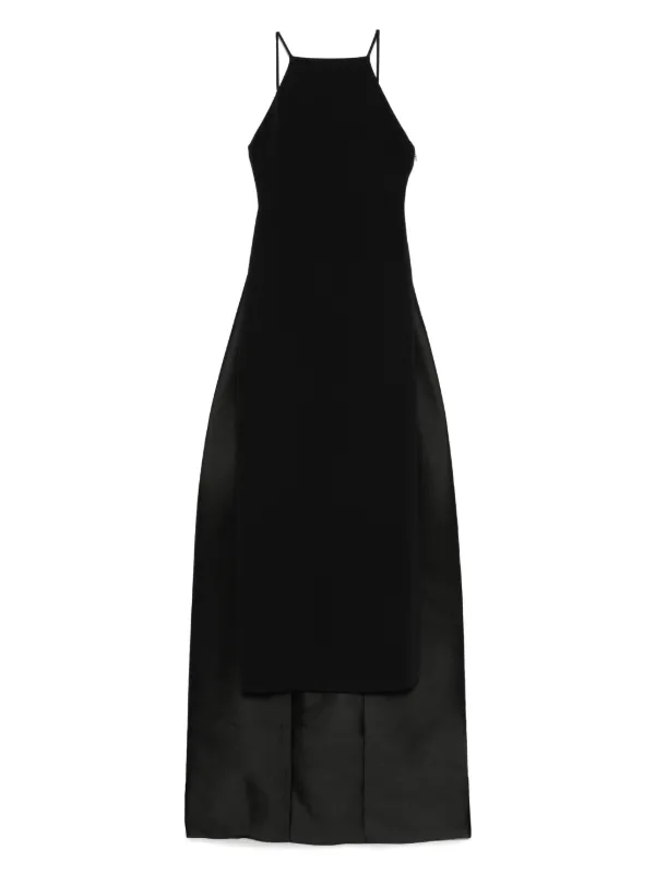 Solace London Ulla Maxi Dress in Black
