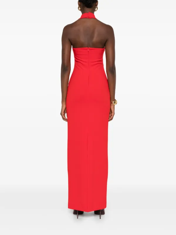 Solace London Ilona Maxi Dress | Red | FARFETCH
