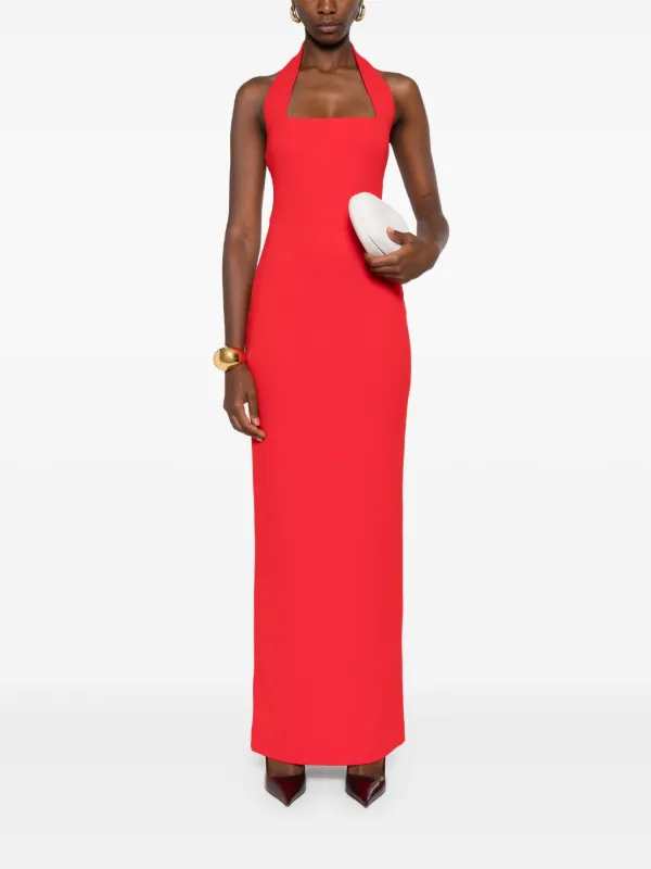 パーティードレス SOLACE LONDON long sian dress OS40006 The Sian Maxi Dress in Light Pink – Solace London