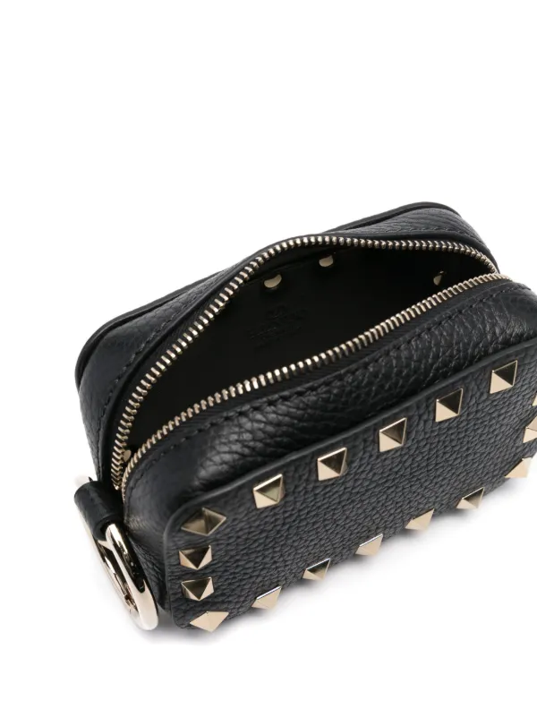 Valentino Garavani Mini Rockstud Vanity Case | Black | FARFETCH