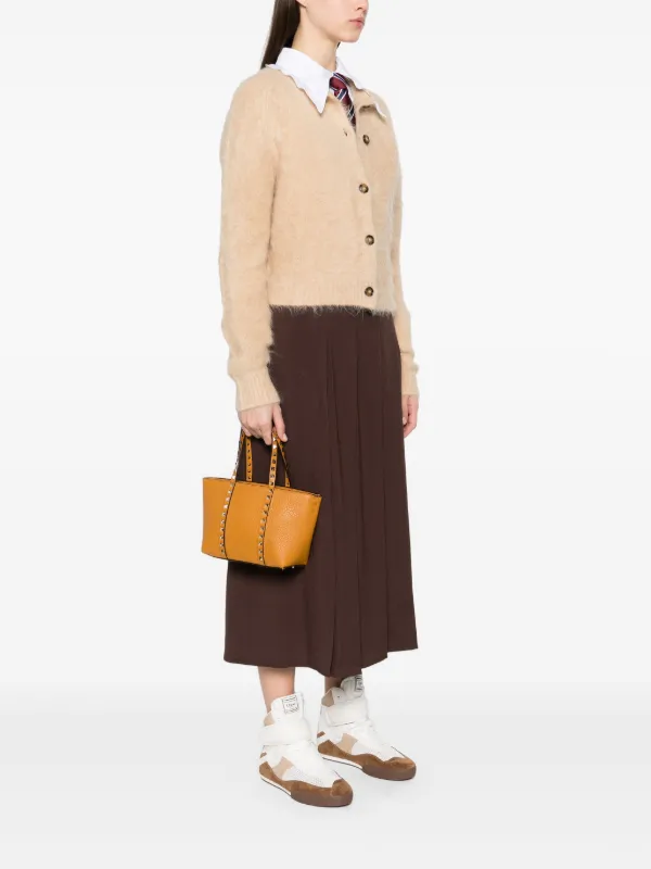 Valentino Garavani Rockstud Tote Bag | Orange | FARFETCH