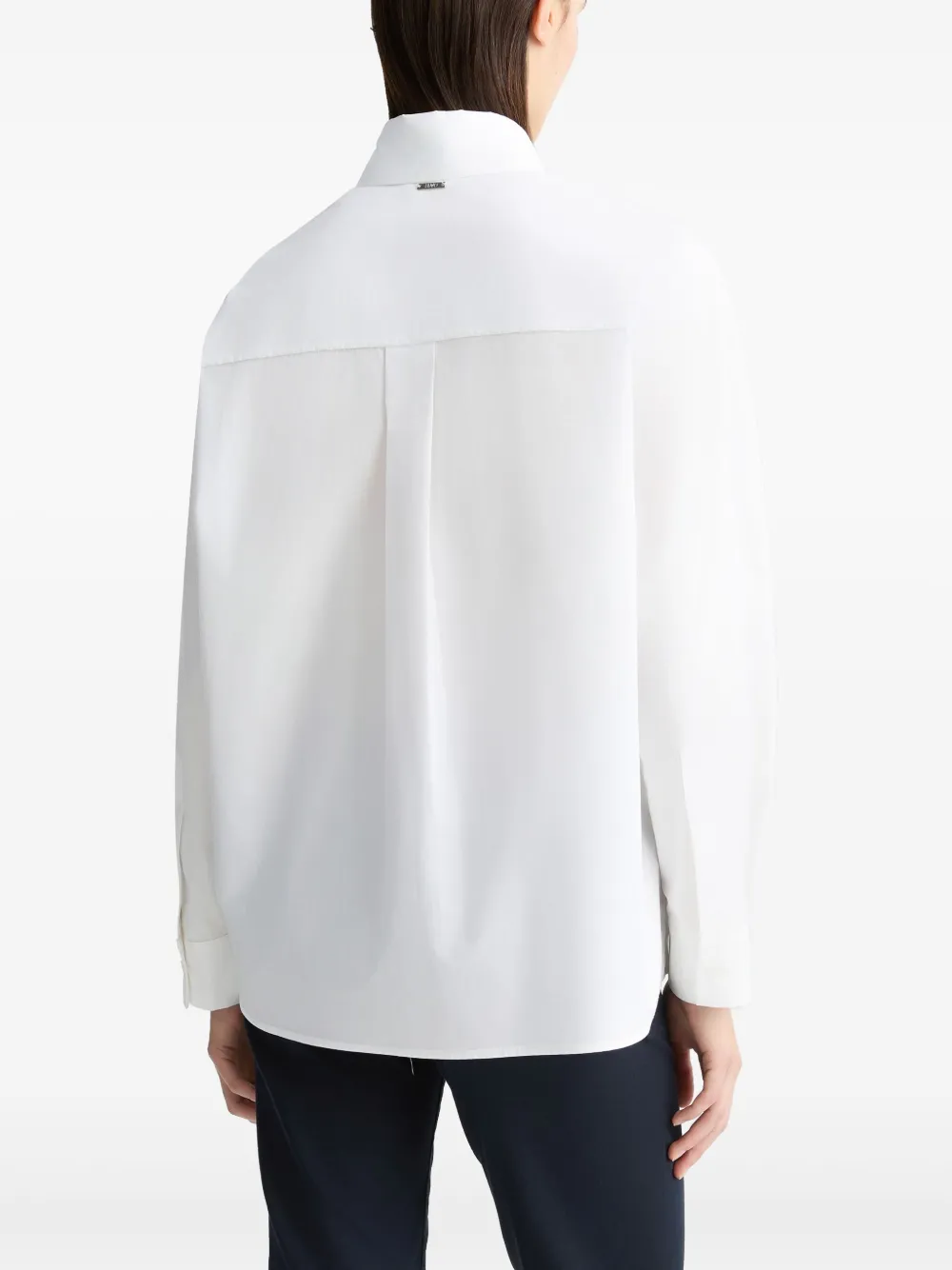 LIU JO Popeline blouse met stras Wit