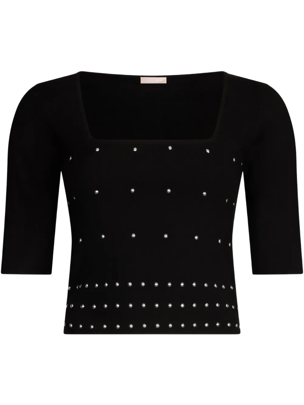 LIU JO studs-embellished top | Black | Image 1