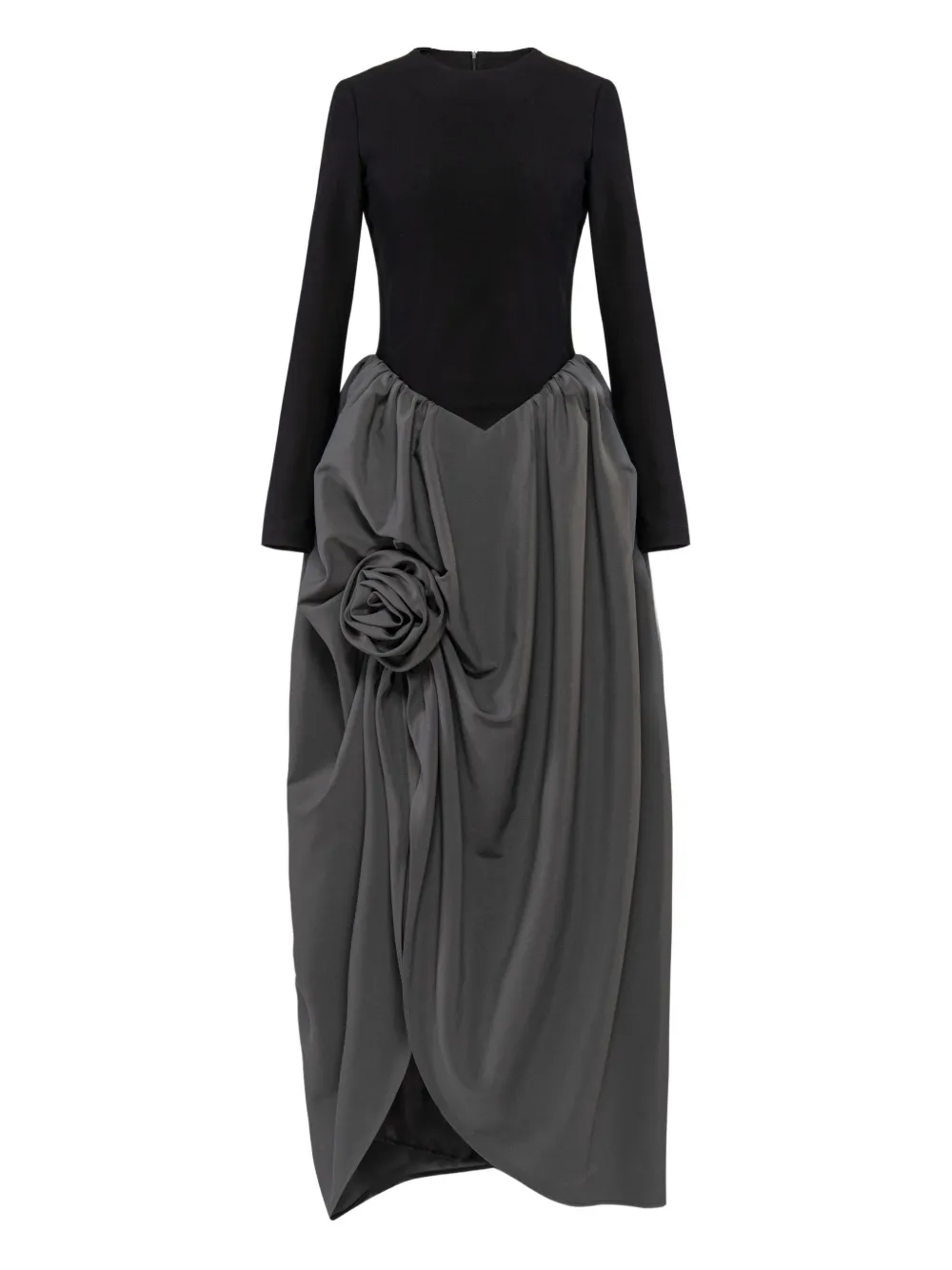 Sleeper robe longue à design drapé | gris | Image 1