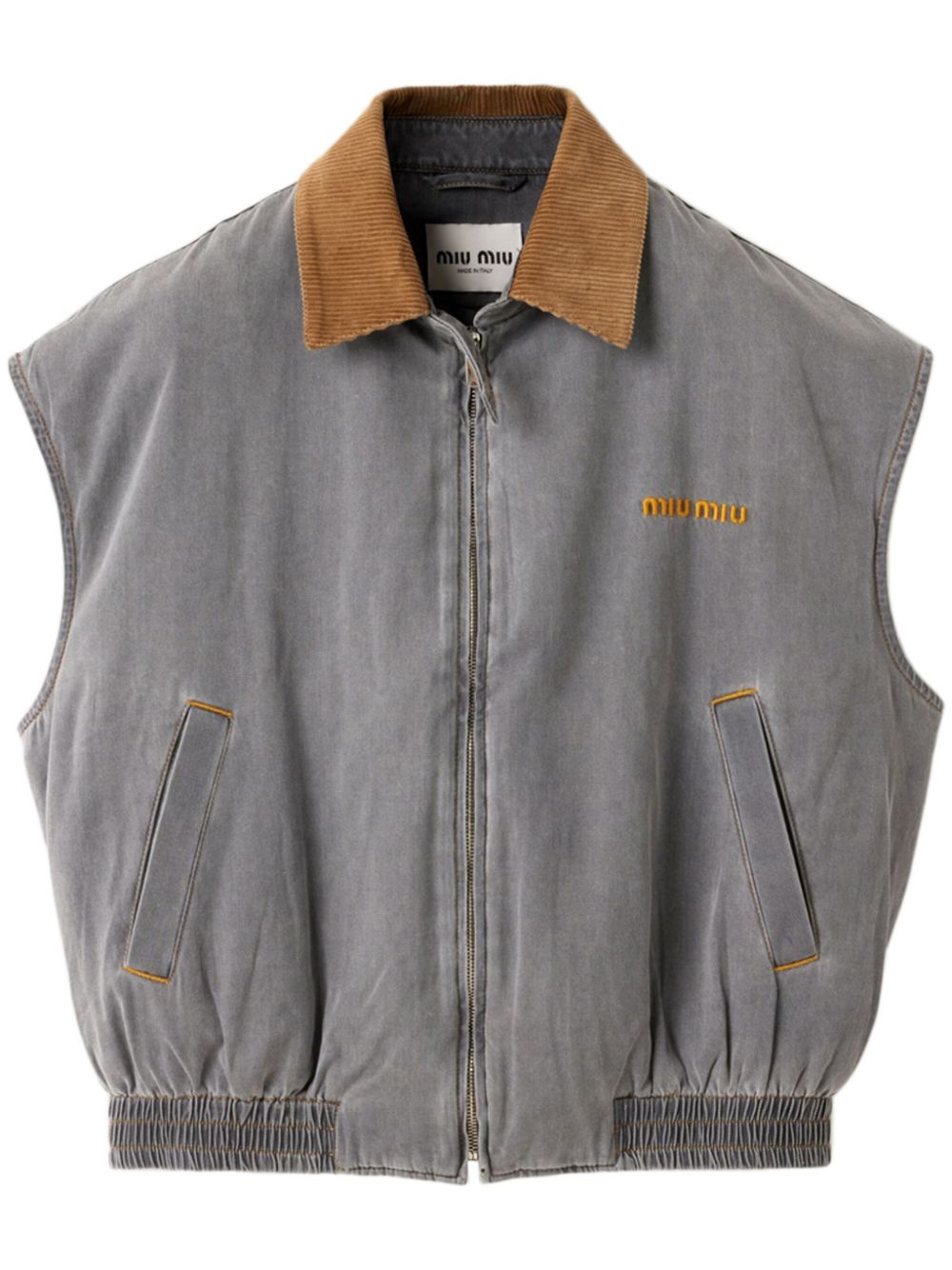 chambray vest