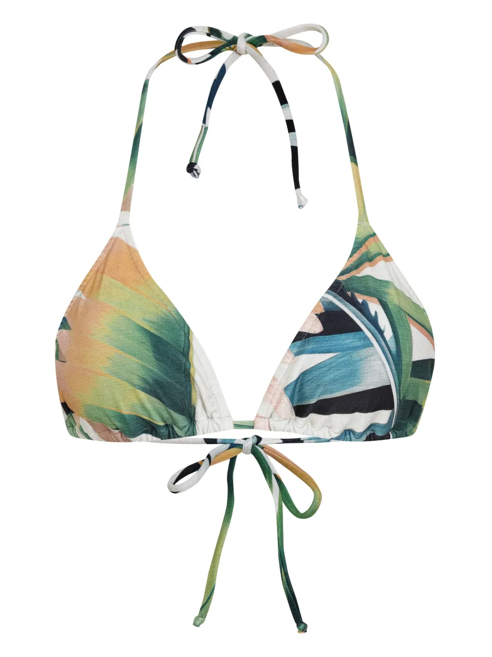 Lygia & Nanny Bikinitop met bloemenprint Groen