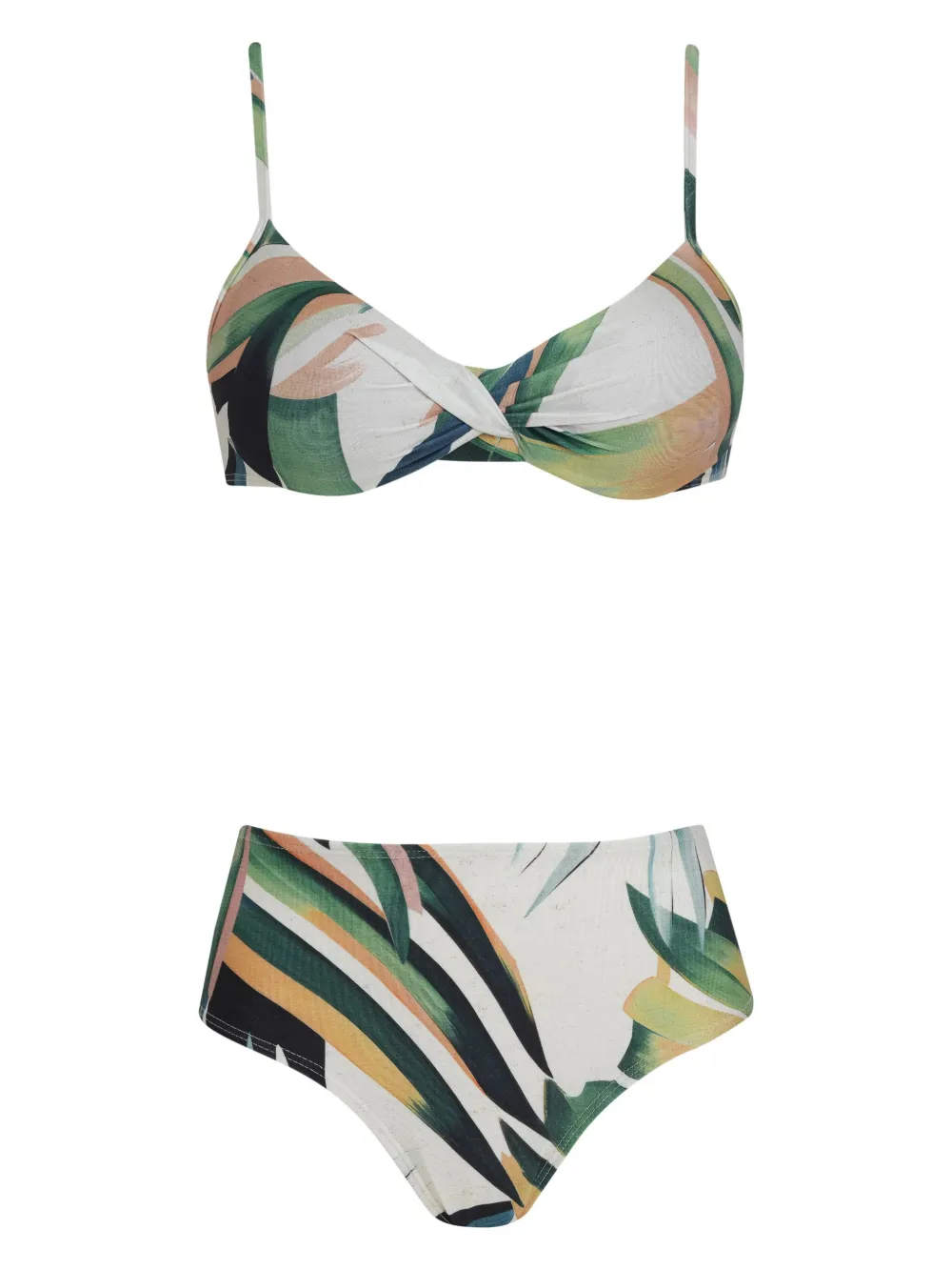 Lygia & Nanny Bikini met bloemenprint Wit
