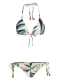 Lygia & Nanny Maya printed bikini set - White